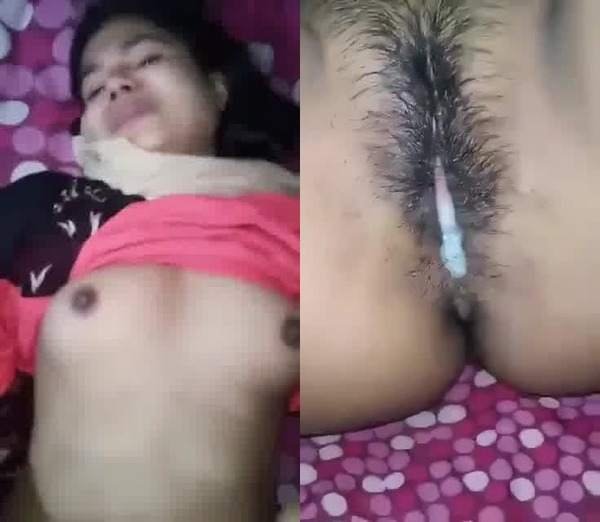 Desi cute girl xxx bf desi fucked lover cum out in pussy