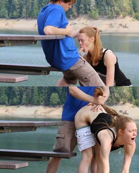 Amateur couple blowjob public outdoors free sexy vedio sex creampie HD