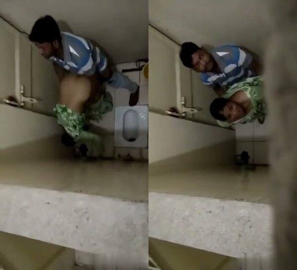 Amateur sexy couple pornovideos fucked in toilet hidden capture