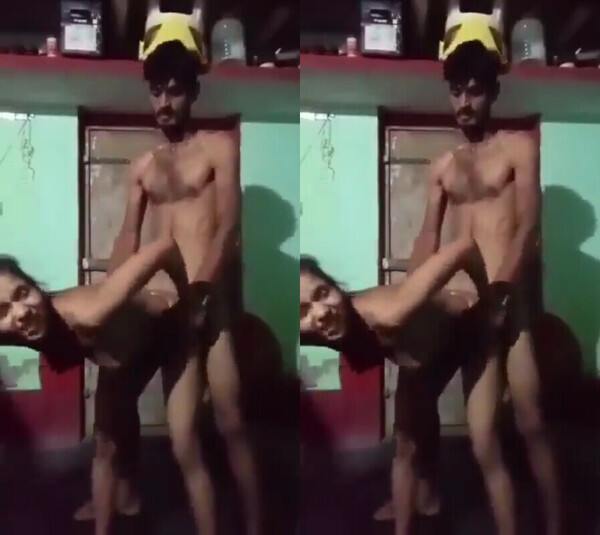 Amateur village horny lover couple pornez painful stand fucked